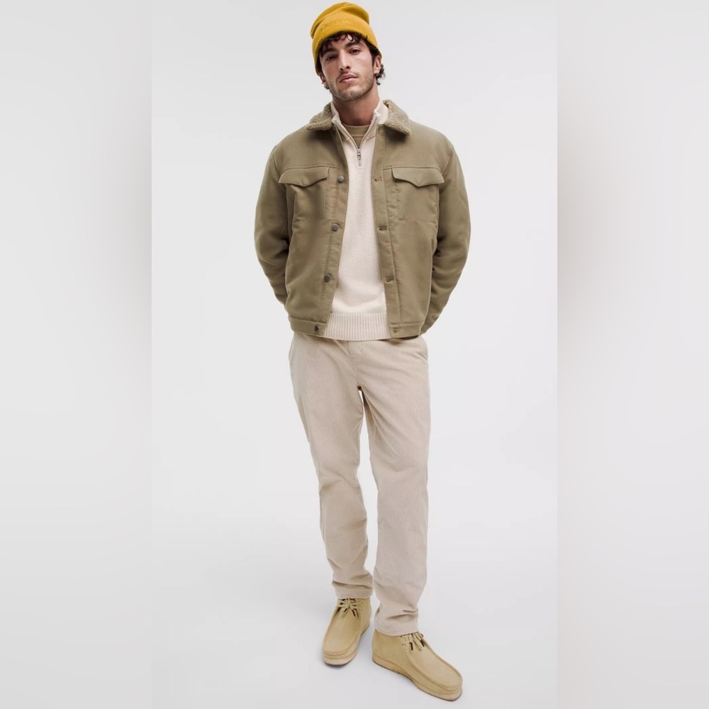 LULULEMON ATHLETICA TAN SHERPA-COLLAR JACKET - Picture 14 of 15